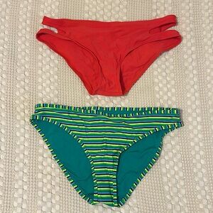 2 aerie bikini bottoms medium